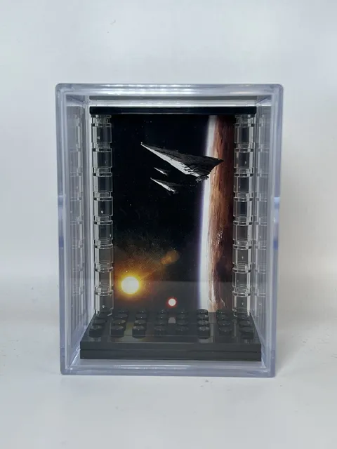 Collectible Force Pack Minifigure Display Case For Lego Star Wars Star Destroyer