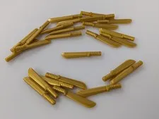 LEGO x25 NEW Pearl Gold Minifigure, Weapon Machete # 29109 Ninjago