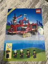 LEGO 6389 Fire Control Center Instruction 1990 Vintage Legoland Manual Only
