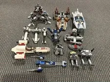 LEGO Star Wars Incomplete Vehicle & Build Lot Ships Speeders Walkers Parts Bulk