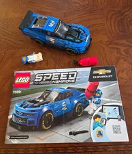 LEGO Speed Champions 75891 Chevrolet Camaro ZL1 Race Car 198 pcs w/ Instructions