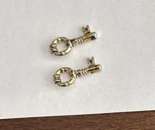 LEGO - Minifig Tools Keys (Set of 2) - Chrome Gold Finish