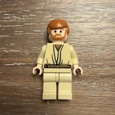 LEGO Star Wars Obi-Wan Kenobi Minifigure SW0162 From 7661 Jedi Starfighter 2007
