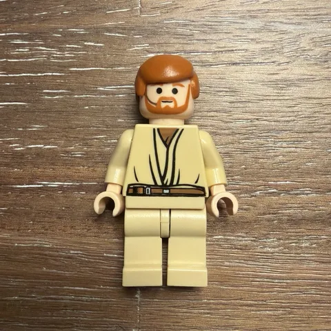 LEGO Star Wars Obi-Wan Kenobi Minifigure SW0162 From 7661 Jedi Starfighter 2007