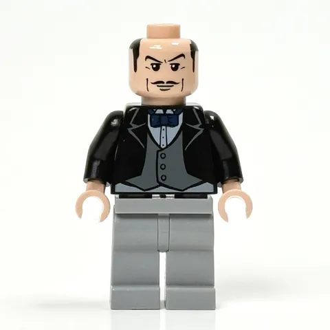 LEGO Batman Minifigure Alfred Pennyworth (bat014) 2006 Used Good Condition