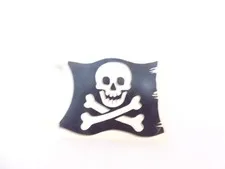 Lego 6x5 stud count Flag with Skull and Crossbones 2525p01s