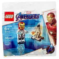LEGO Marvel Avengers - Iron Man and Dum-E (30452) Complete Set - Sealed [New]