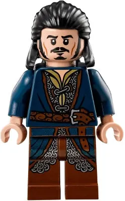 LEGO® Minifigure The Hobbit & TLOTR lor092 Bard the Bowman Silver Buckle and Shi