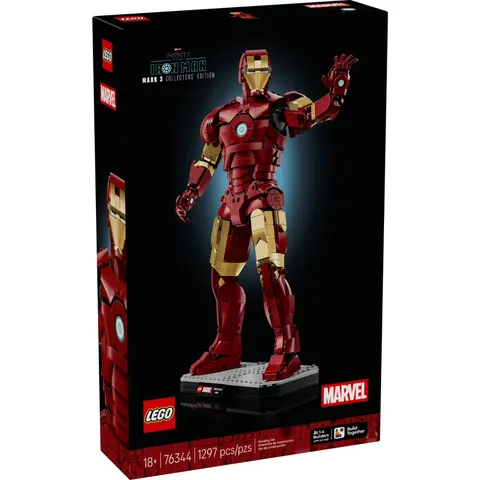LEGO Marvel Iron Man Mark III 76344 Collectors Edition Model - Brand New