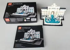 🟢 LEGO ARCHITECTURE 21020 FONTANA DI TREVI COMPLETA E MONTATA