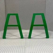 Lego Support Crane Stand Double (2635b) : Green : Pack of 2