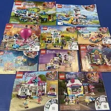LEGO Friends Instruction Manual Lot Of 10 Booklets 41339 41380 41390 41391 +MORE