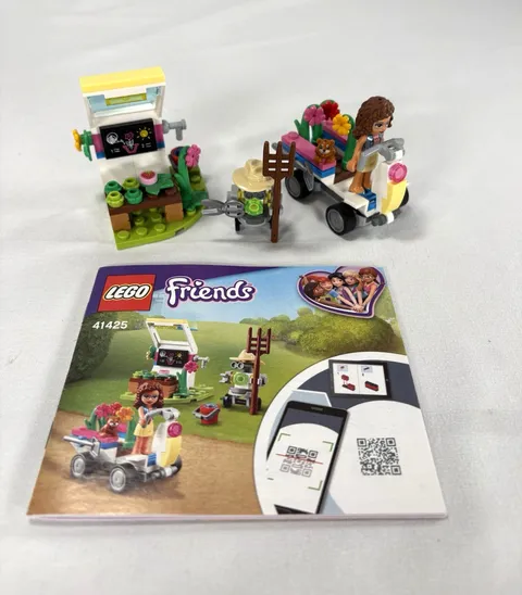 Lego Friends Olivia's Flower Garden (41425)  Complete Retired with Manual No Box