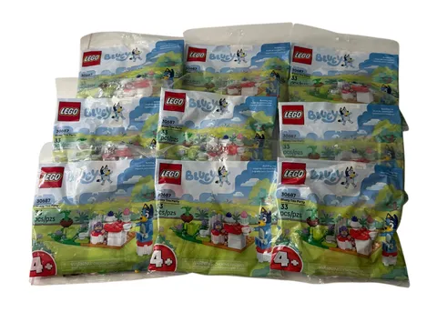 BLUEY TEA PARTY Lego 30687 Polybag 33 PCS Building Set Lot Of 9 New
