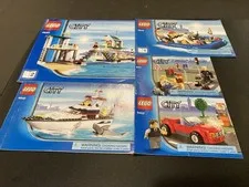 LEGO CITY: Marina (4644) 4642 8402 8401 Manuals Only No Bricks Lot 03