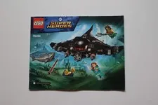 LEGO® DC 76095 Aquaman™: Black Manta™ Strike Instruction Manual Only!