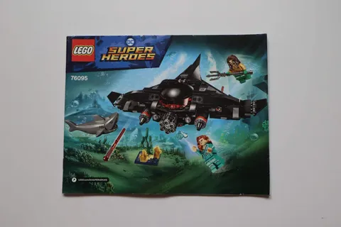 LEGO® DC 76095 Aquaman™: Black Manta™ Strike Instruction Manual Only!
