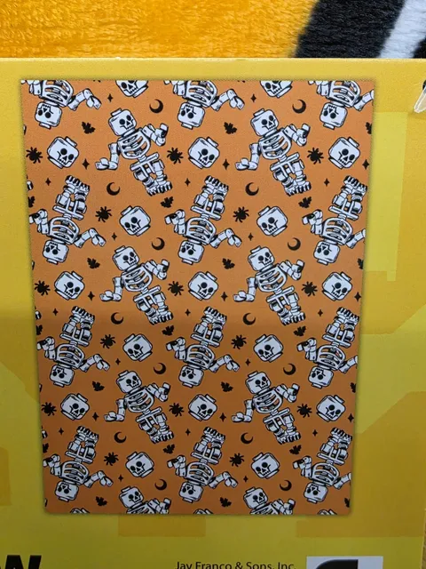 Lego Halloween Plush Blanket - Lego - Legos - Skeletons - Blankets - Mini Figs