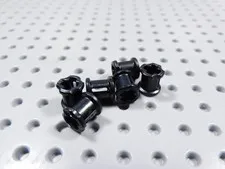 LEGO Lot of 6 Black Technic Bushings Connectors BF