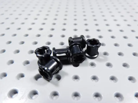 LEGO Lot of 6 Black Technic Bushings Connectors BF