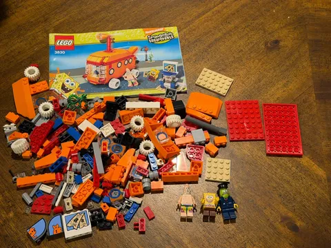 Lego 3830 The Bikini Bottom Express Spongebob 100% Complete w/ Manual 2008