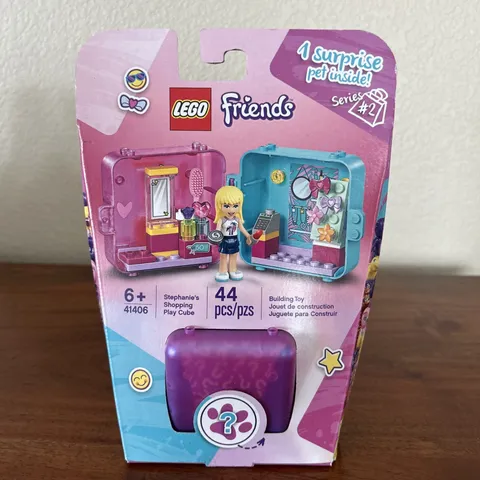 LEGO Friends #41406 Stephanie's Shopping Play Cube Series #2 44 pcs - RARE!