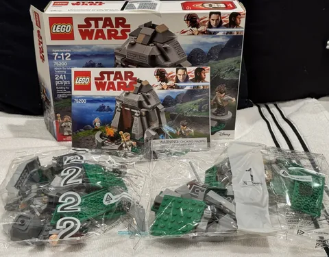 LEGO Star Wars Ahch-To Island Training 75200 Sealed Bags Brochure Box