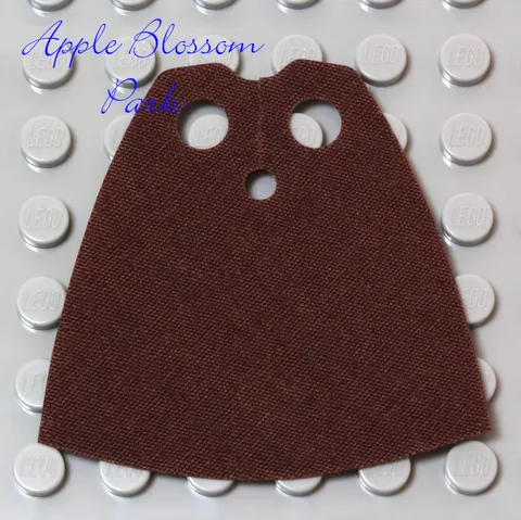 NEW Genuine Lego Minifig DARK BROWN CAPE - Star Wars/Castle Troll Cape Neck Gear