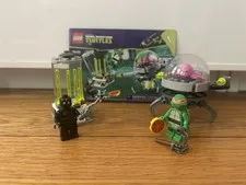 LEGO Tennage Mutant Ninja Turtles 79100 Kraang Lab Escape. Used With Booklet