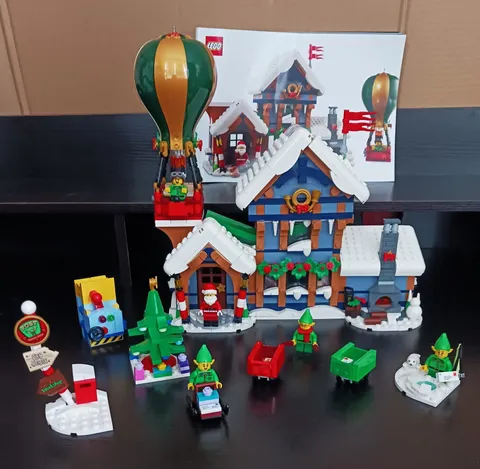 Lego Icons 10339 Santa’s Post Office Complete Build w/ 5 figures 1 Manual NO Box