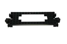 Lego® 12V 4.5V TRAIN Railway Waggon Carriage Base Plate 16x6 Magnet BLACK