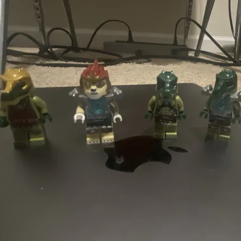 LEGO Chima Mini-figures Lot of 4 and  Armor Accessories