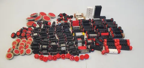 Vintage Lego Tires Wheels Rims Axles Lot Mixed Car Truck Train Blocks Parts 