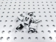 LEGO Lot of 6 Light Bluish Gray 1x1-1x1 Inverted Brackets BC