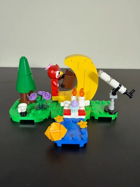 LEGO Animal Crossing 77053 Stargazing with Celeste + Instructions Used