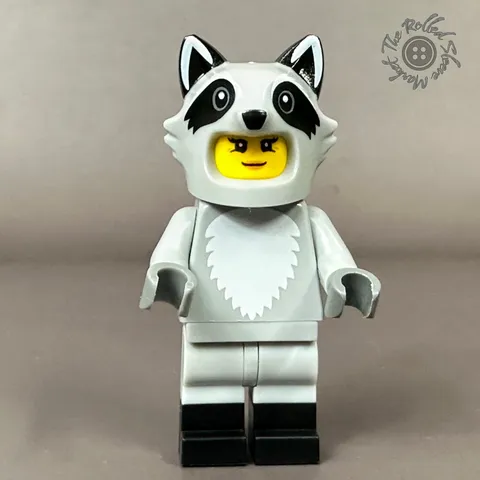 LEGO Minifigure Raccoon Costume Fan col395 CMF Series 22