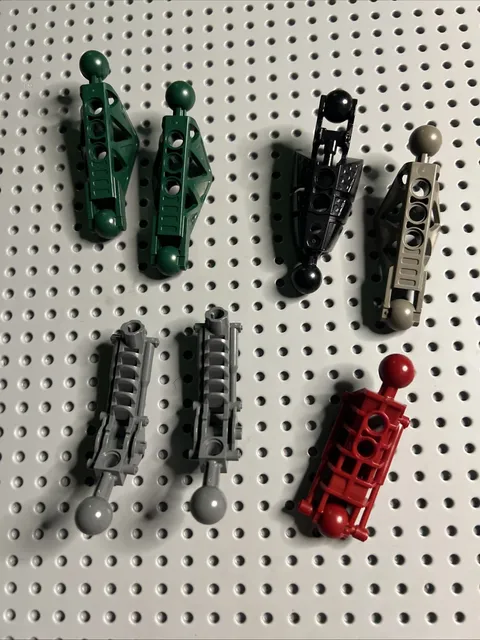 LEGO Bionicle Rahkshi Piraka Toa Metru Arm Leg Parts Lot 7pc