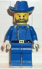 LEGO [No Color/Any Color] Cavalry Colonel - Cowboy Hat ww002 Used Genuine
