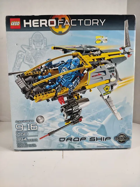 New Sealed Lego 7160 - Hero Factory Drop Ship NRAND NEW SEALED!