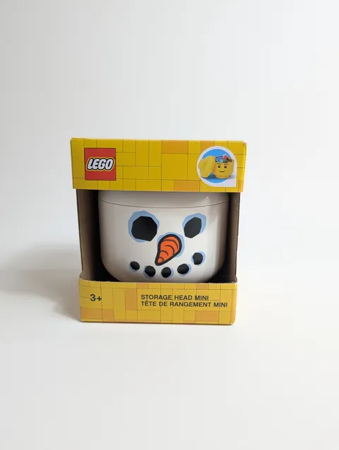 LEGO Minifigure Storage Head Mini Snowman 5009320