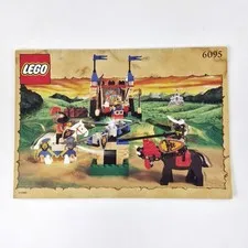 Original LEGO 6095 Royal Joust Instruction Manual Booklet ONLY
