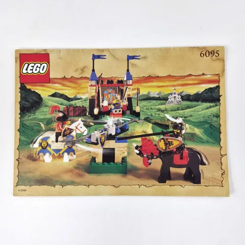 Original LEGO 6095 Royal Joust Instruction Manual Booklet ONLY