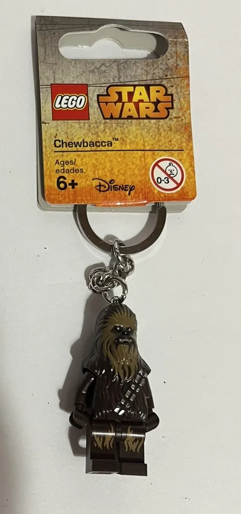 LEGO  Chewbacca Figure KEYCHAIN Key chain 2015 - DISNEY STAR WARS - new W/ Tag