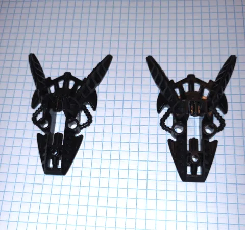 2 Bionicle Lego 53568 in Black Large Foot Piraka Genuine Lego Parts Vintage Feet