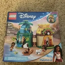 Lego Disney 43260 Moanas Island Fun Building Kit 175 Pieces Ages 5+. NEW