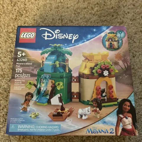 Lego Disney 43260 Moanas Island Fun Building Kit 175 Pieces Ages 5+. NEW