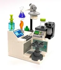Lego Hospital Science Lab - Medical Equipment - Research Lab Doctor Scientist