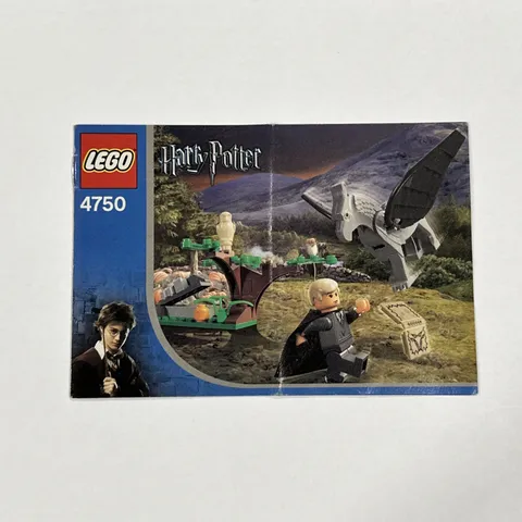 [ Instruction Manual ONLY ] Lego 4750 Harry Potter Draco’s Encounter
