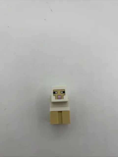 Lego Minecraft White Sheep Minifigure Collectible Toy