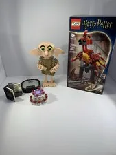 LEGO Harry Potter Dobby 76421 & Fawkes 76448 Lot Built Complete w/ Box